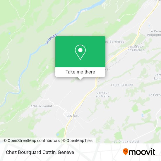 Chez Bourquard Cattin map