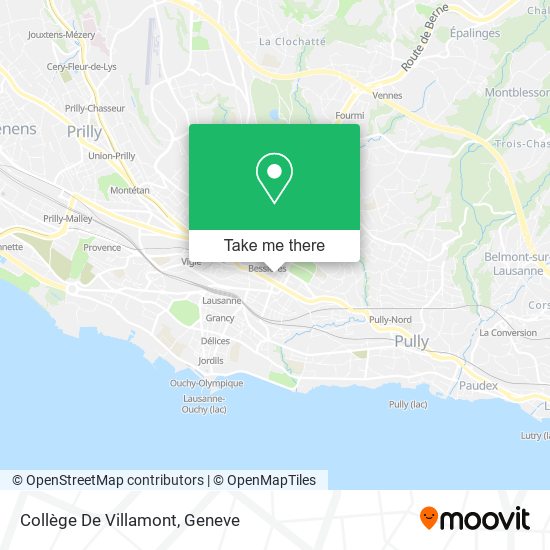 Collège De Villamont map