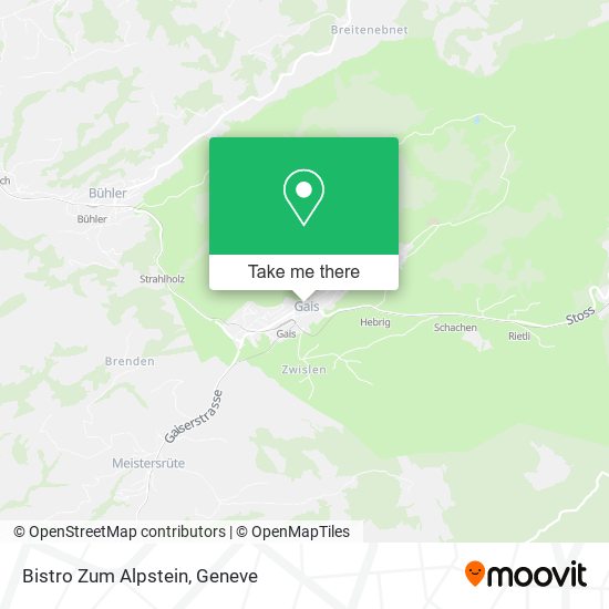 Bistro Zum Alpstein map