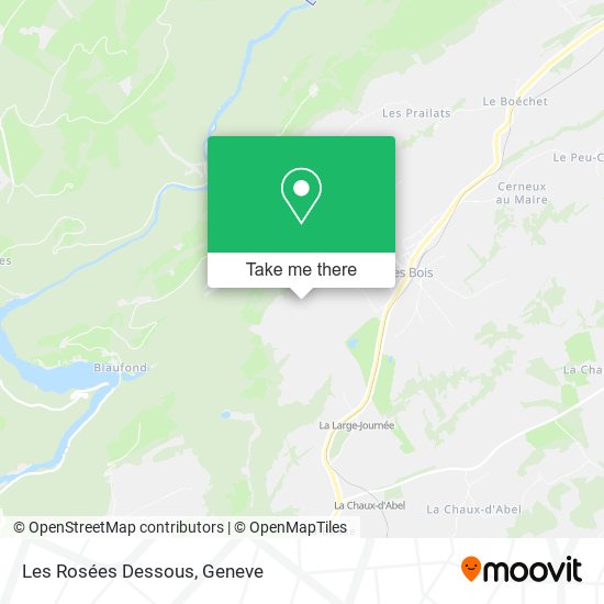 Les Rosées Dessous map