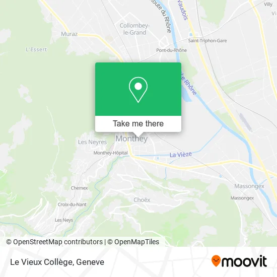 Le Vieux Collège map