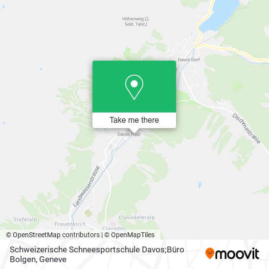 Schweizerische Schneesportschule Davos;Büro Bolgen map