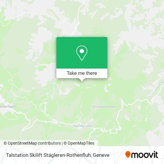 Talstation Skilift Stägleren-Rothenfluh plan