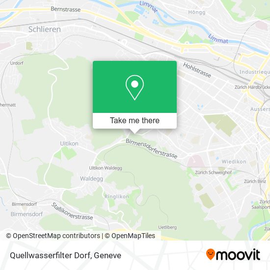 Quellwasserfilter Dorf map