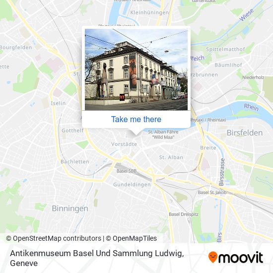 Antikenmuseum Basel Und Sammlung Ludwig map