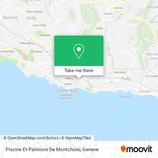 Piscine Et Patiniore De Montchoisi map