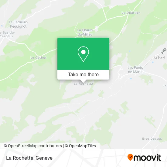 La Rochetta map