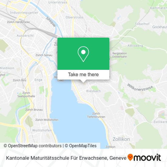 Kantonale Maturitätsschule Für Erwachsene map