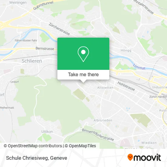 Schule Chriesiweg map