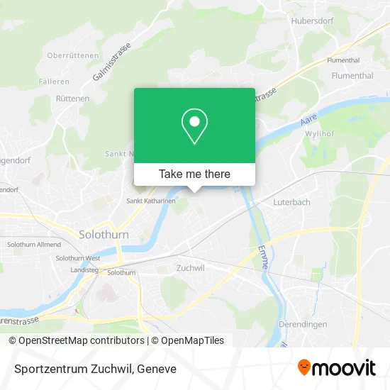 Sportzentrum Zuchwil map