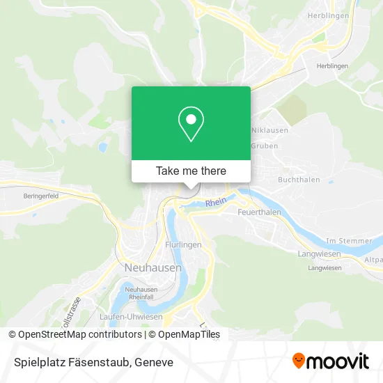 Spielplatz Fäsenstaub map