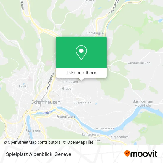 Spielplatz Alpenblick map