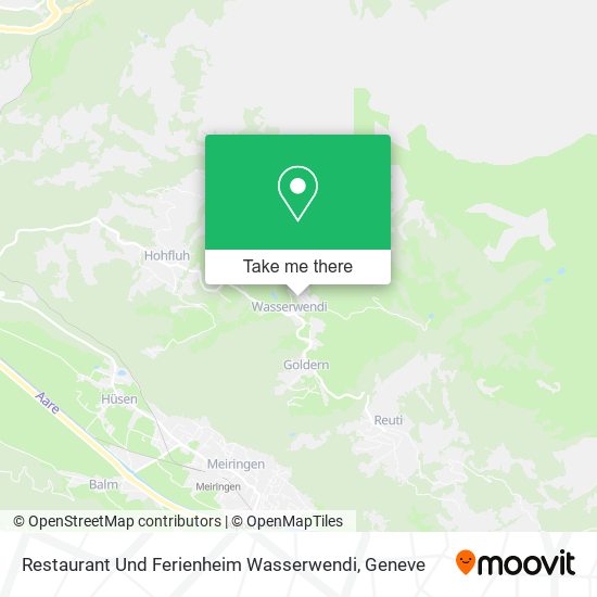Restaurant Und Ferienheim Wasserwendi map