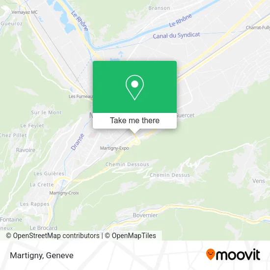 Martigny map