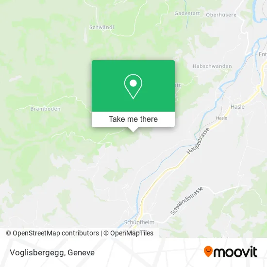 Voglisbergegg map