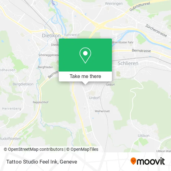 Tattoo Studio Feel Ink map