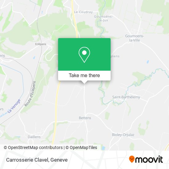 Carrosserie Clavel map
