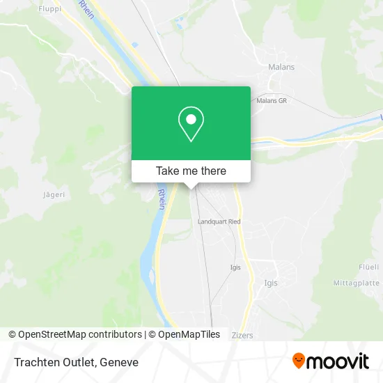 Trachten Outlet map