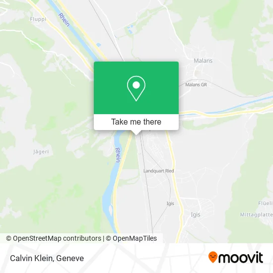 Calvin Klein map