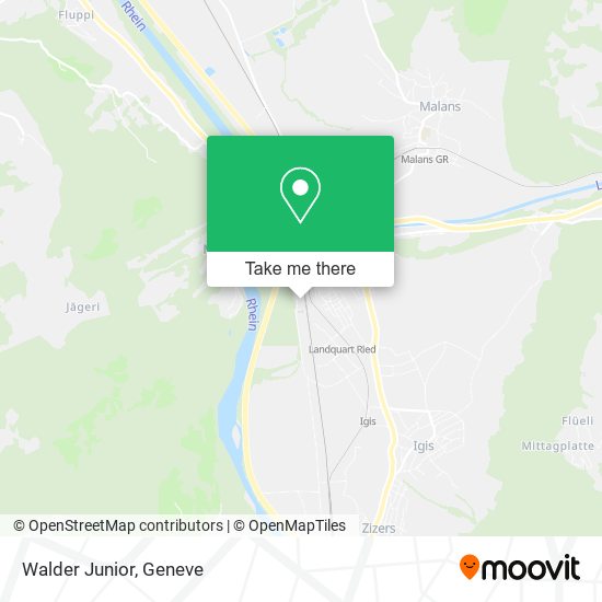 Walder Junior map