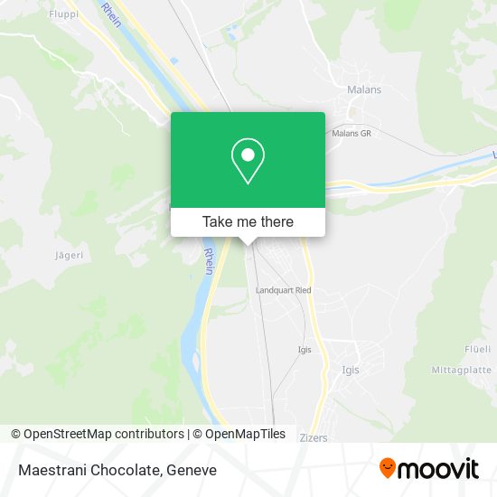Maestrani Chocolate map