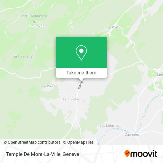 Temple De Mont-La-Ville map