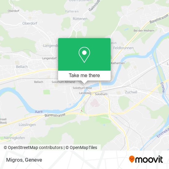 Migros map