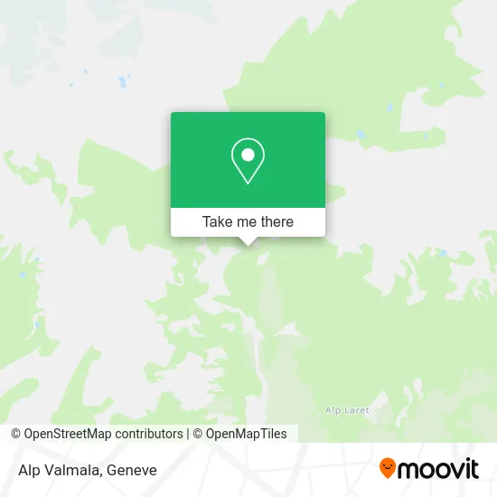 Alp Valmala map
