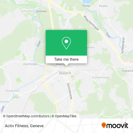 Activ Fitness map