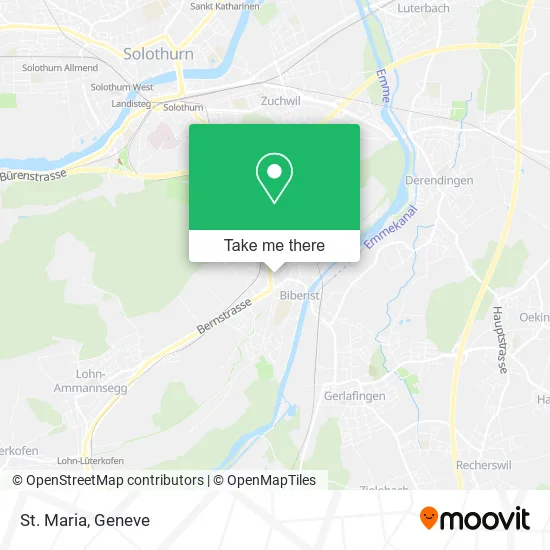 St. Maria map