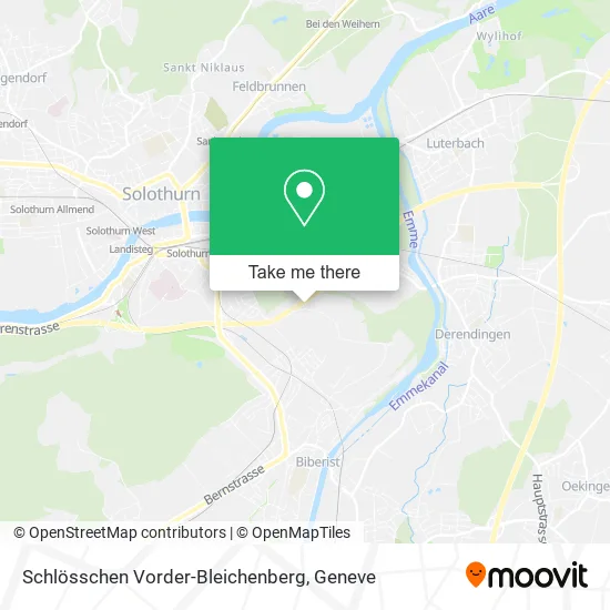 Schlösschen Vorder-Bleichenberg map