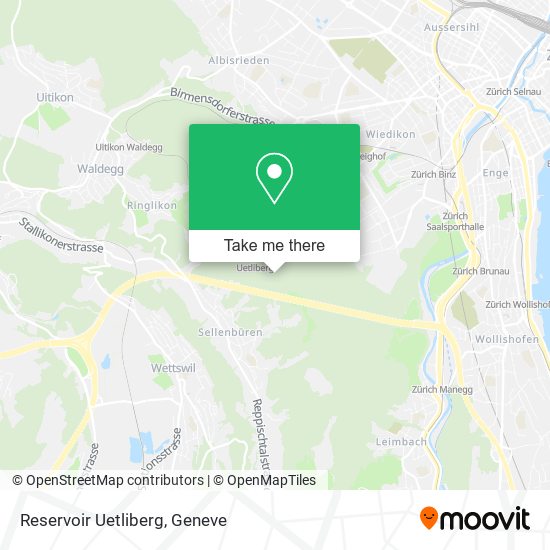 Reservoir Uetliberg plan