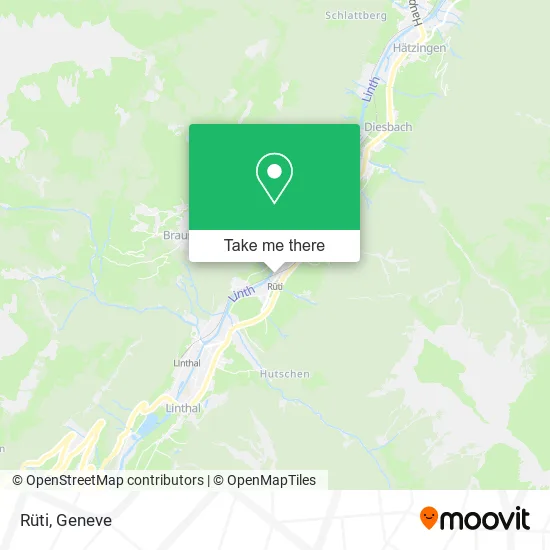 Rüti map