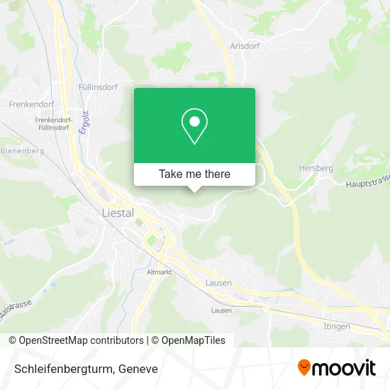 Schleifenbergturm map