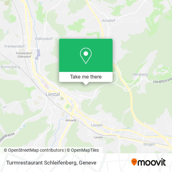 Turmrestaurant Schleifenberg map