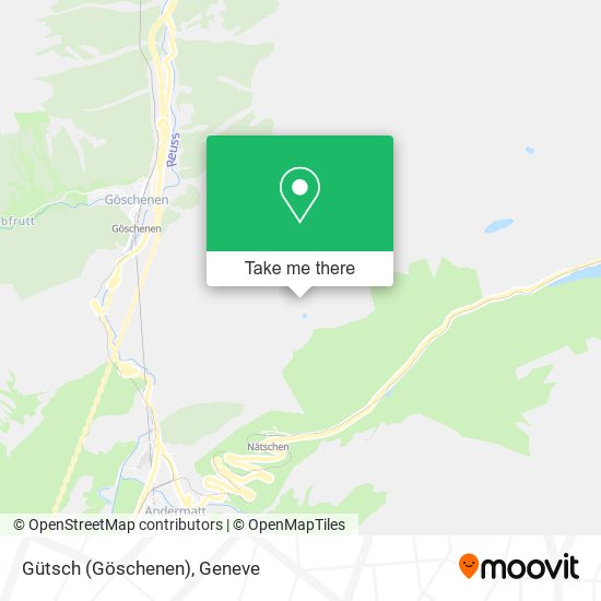 Gütsch (Göschenen) map