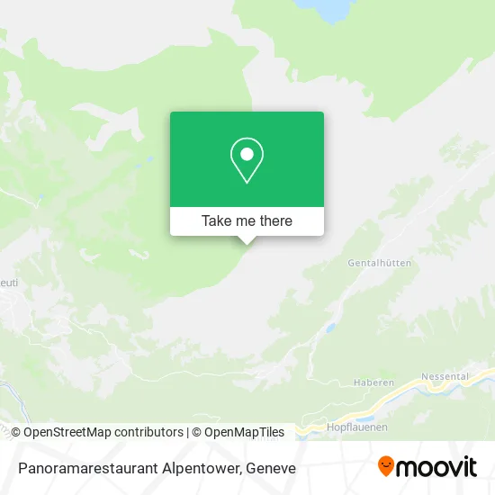 Panoramarestaurant Alpentower map