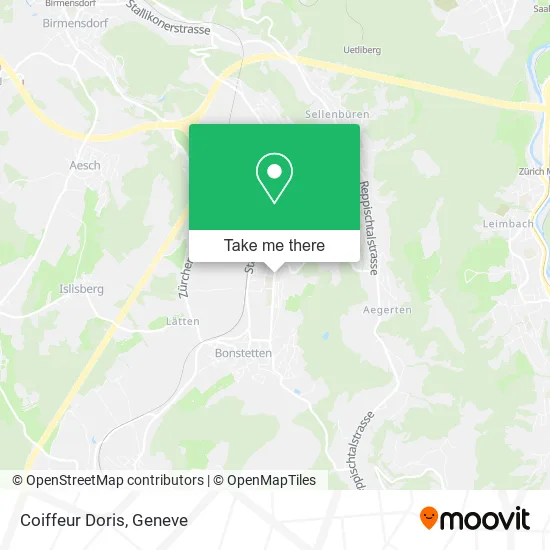 Coiffeur Doris map