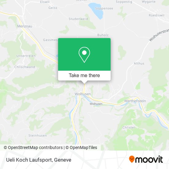 Ueli Koch Laufsport map