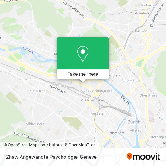 Zhaw Angewandte Psychologie map