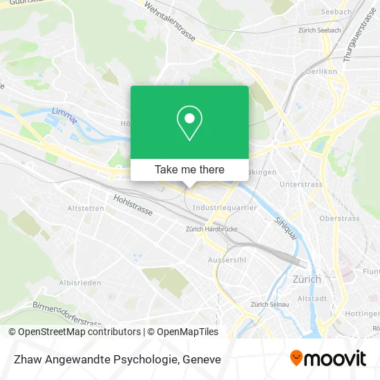 Zhaw Angewandte Psychologie map