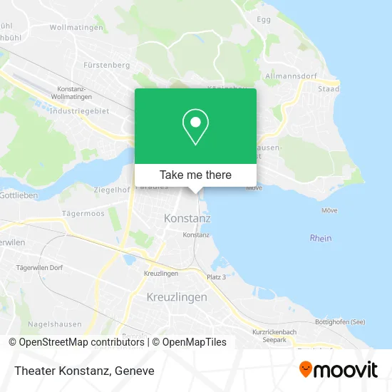 Theater Konstanz map