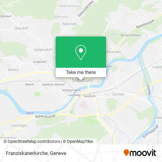 Franziskanerkirche map