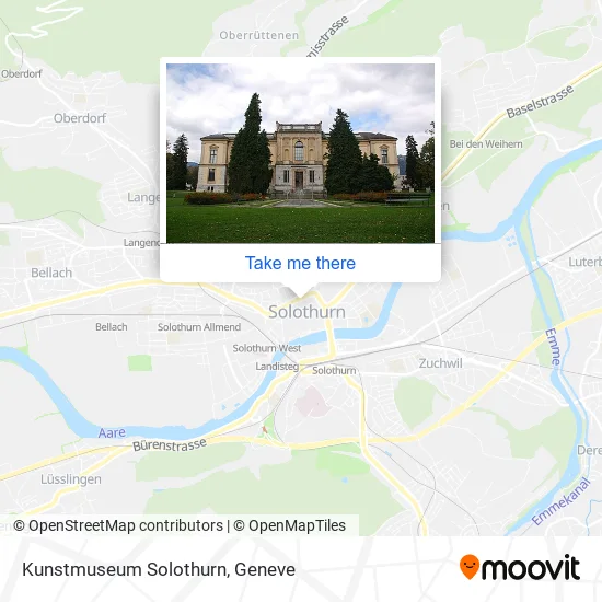 Kunstmuseum Solothurn map