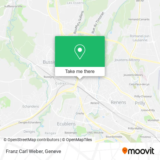 Franz Carl Weber map