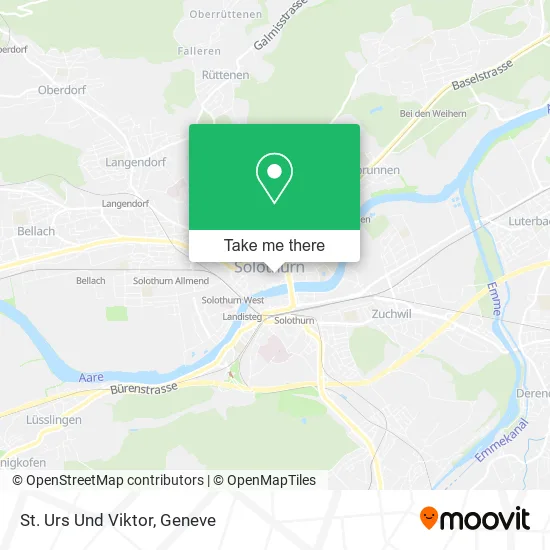 St. Urs Und Viktor map