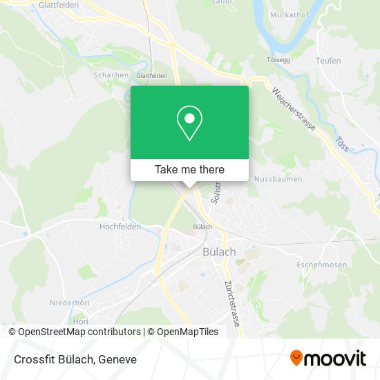 Crossfit Bülach map