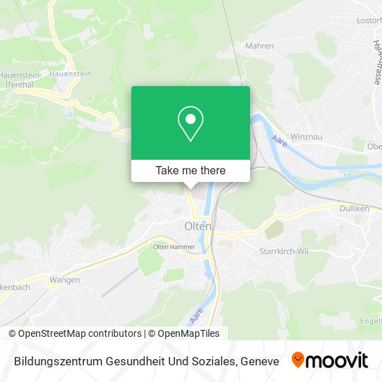 Bildungszentrum Gesundheit Und Soziales map