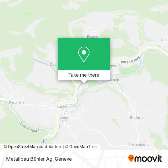 Metallbau Bühler Ag map