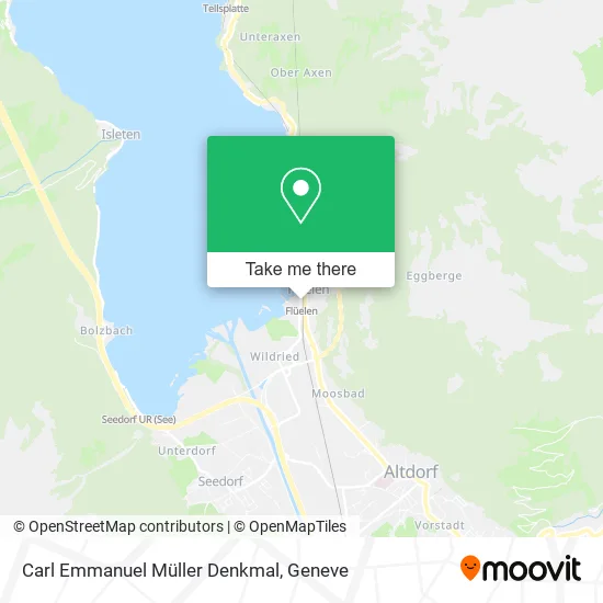 Carl Emmanuel Müller Denkmal map